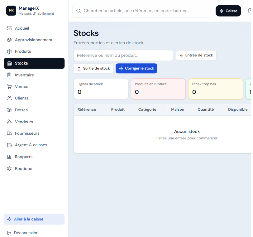 Mouvements de stock